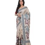 Handloom Tassar Saree Made Coloure Comfortable,Lightweight Ethnic Wear Saree For Women'S With Unstiched Blouse Piece, (Saree-5.5Mtr, Unstiched Blouse