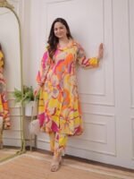 Women Co Ord Set for Women | Co Ord Set for Women Stylish | Kurta Set for Women | Kurta Set | Ethnic Co Ord Set for Women | Full Sleeve Co-ord set - Image 2