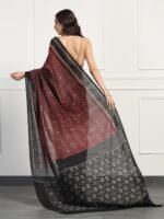 Handloom Ikat On Cotton From Orissa Saree with Blouse Piece - Image 2
