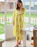 Women's Rayon Printed Co-Ord Set | Ethnic Co Ord Set for Women | 2 Piece Kurta Set for Women